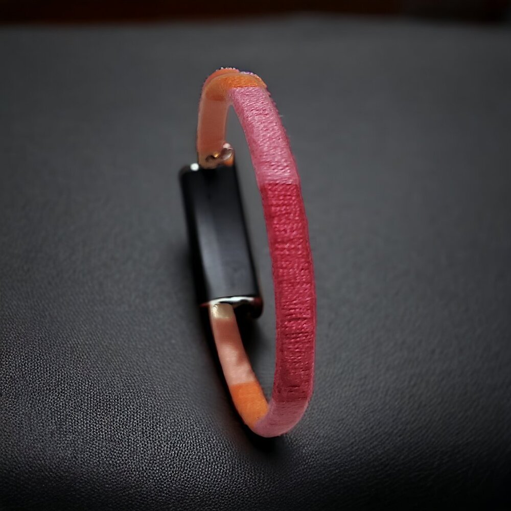 INC Color Block Thread-Wrapped Bracelet - Picture 2 of 6